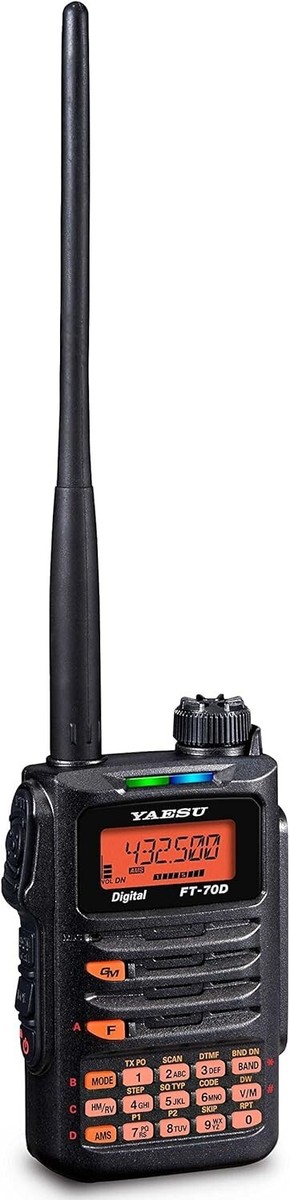 YAESU FT-70D 受信機 144/430MHz YAESU FT-70D Radio C4FM/FM 144/430MHz Dual Band Digital