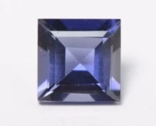 IOLITE 4 MM SQUARE CUT 3 PIECE SET ALL NATURAL