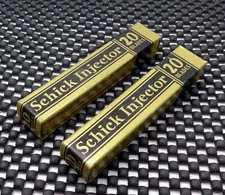 Vintage SCHICK Injector Key Razor Blades 2x20 = 40 Blades New Old Stock USA