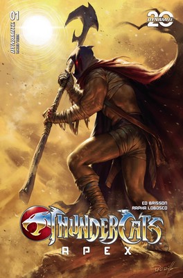 THUNDERCATS APEX #1 VARIANT CVR M 10 COPY PARRILLO FOIL DYNAMITE