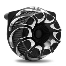 Black Drift Cut Air Cleaner Filter For Harley Touring Electra Street Glide 08-16