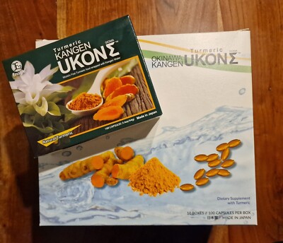 Enagic Kangen UKON Natürliches Kurkuma Turmeric, 100 Softgel-Kapseln MHD 09/2027