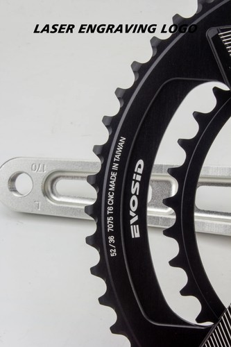 Road Bike Crankset Chainring 50-34T/52-36T/53-39T Hollow Tech Crank 165mm - Picture 20 of 38