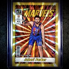 2023-24 Donruss Euroleague Jabari Parker Net Marvels Gold Laser /10 SP SSP Rare
