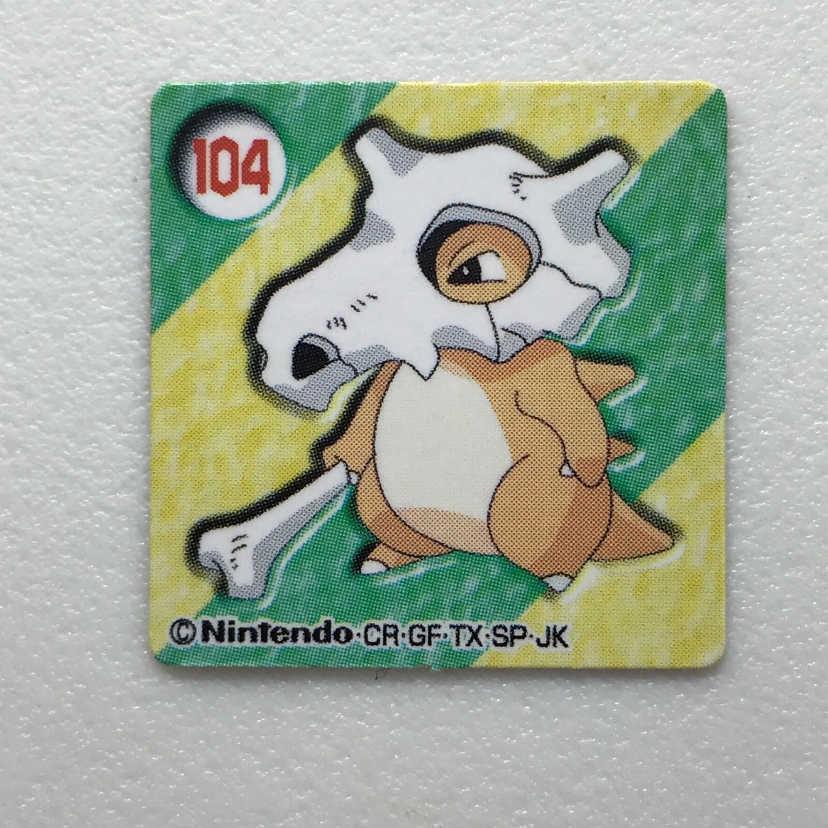 Cubone Pokemon Mini Flake Card Game Made in japan Pocket