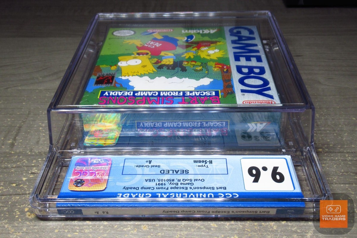 CGC 9.6 A+ - Bart Simpson's Escape From Camp Deadly Original Game