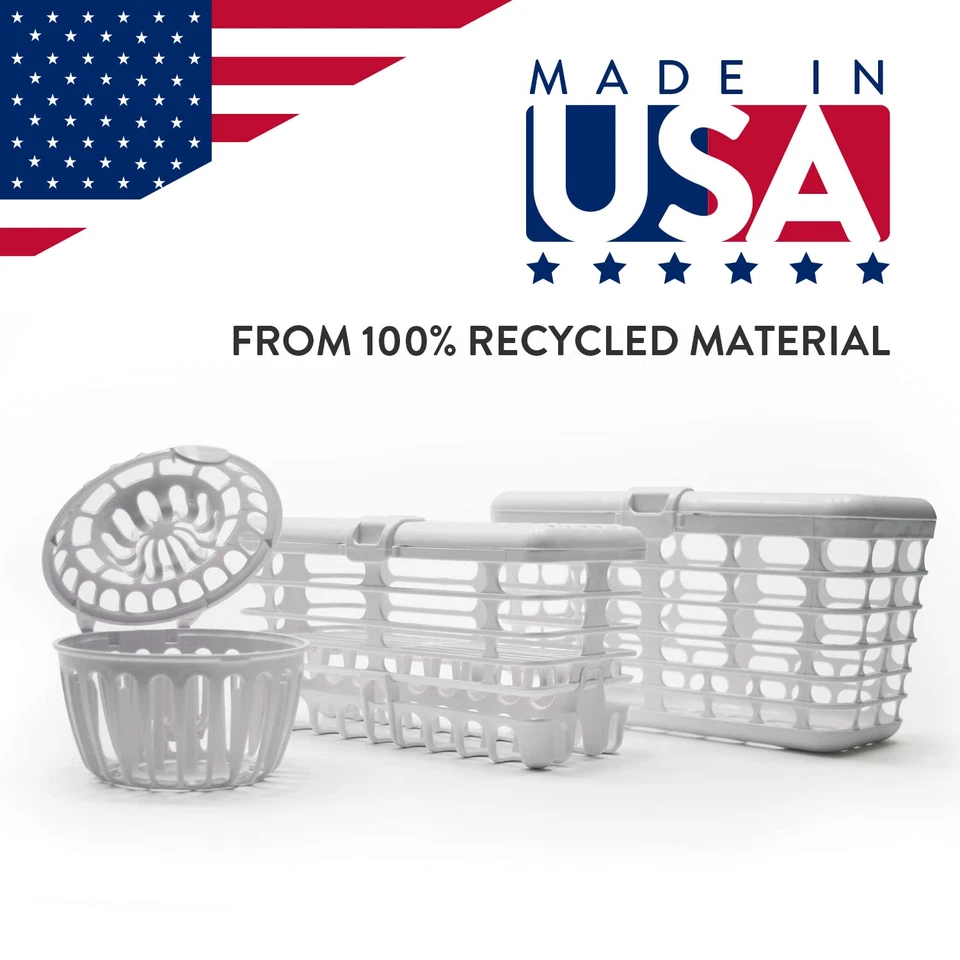 Prince Lionheart Cesta Lavavajillas Alta Capacidad 3 en 1 para Biberones, Blanco Foto 4 de 4