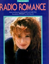 TIFFANY "RADIO ROMANCE" SHEET MUSIC-PIANO/VOCAL/GUITAR-1988-RARE-NEW ON SALE 
