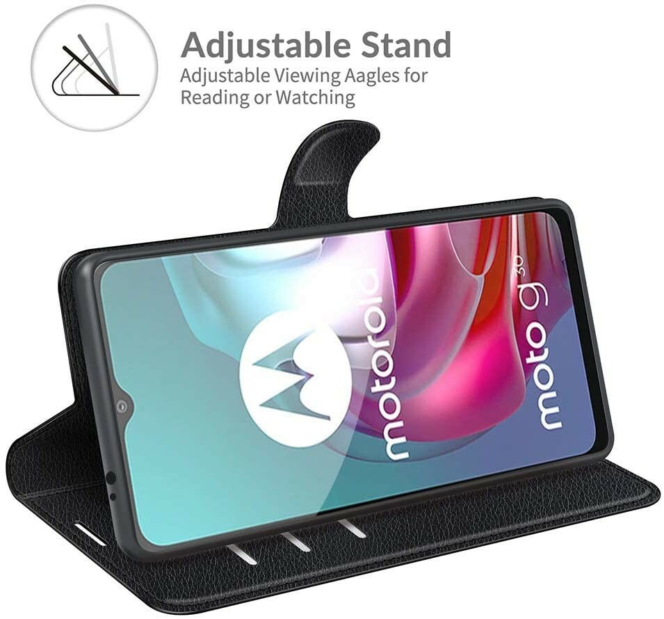 MOJIA Cover Portafoglio Per Xiaomi Mi 13T / 13T Pro – Pelle PU Morbida, Antiurto Con Slot E Supporto, Rosso - 3