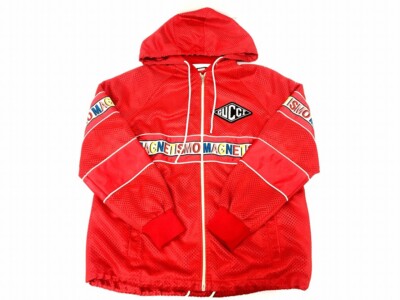 【正規品】GUCCI☆MAGNETISMOブルゾン☆ GUCCI Magnetismo Nylon Blouson Hood Jacket Red 518405 Size:L | eBay