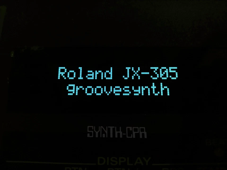  Roland JX-305 OLED Display Screen Upgrade *Blue* - Image 2 of 3
