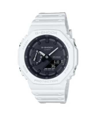 CASIO G-SHOCK Watch Carbon Core Guard Structure GA-2100-7AJF Men's White NEW