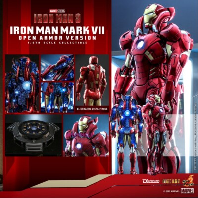Hot Toys Ironman Mark VII (Open Armor Version) Diecast Action