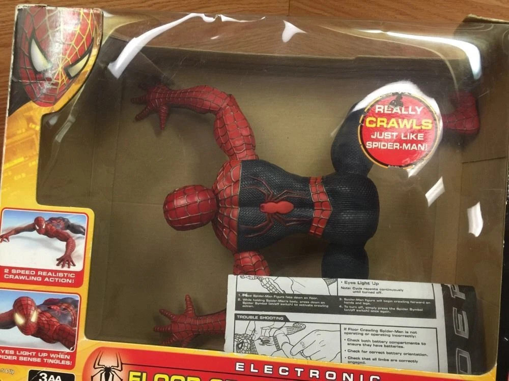 Realistic spiderman action figure top