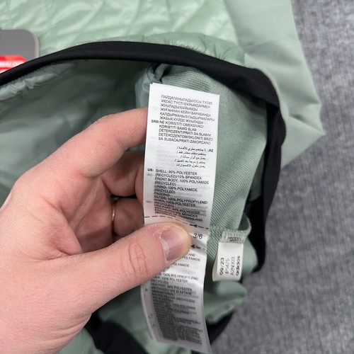 Adidas Terrex Jacket Men L Silver Green Xperior Varilite Hybrid PrimaLoft Pertex - Picture 8 of 11