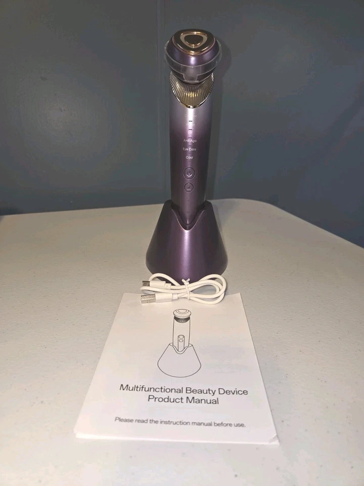 Multifunctional Beauty Device for Cleansing, Lifting, Anti-Aging, Eye Care USB - Image 3 of 4