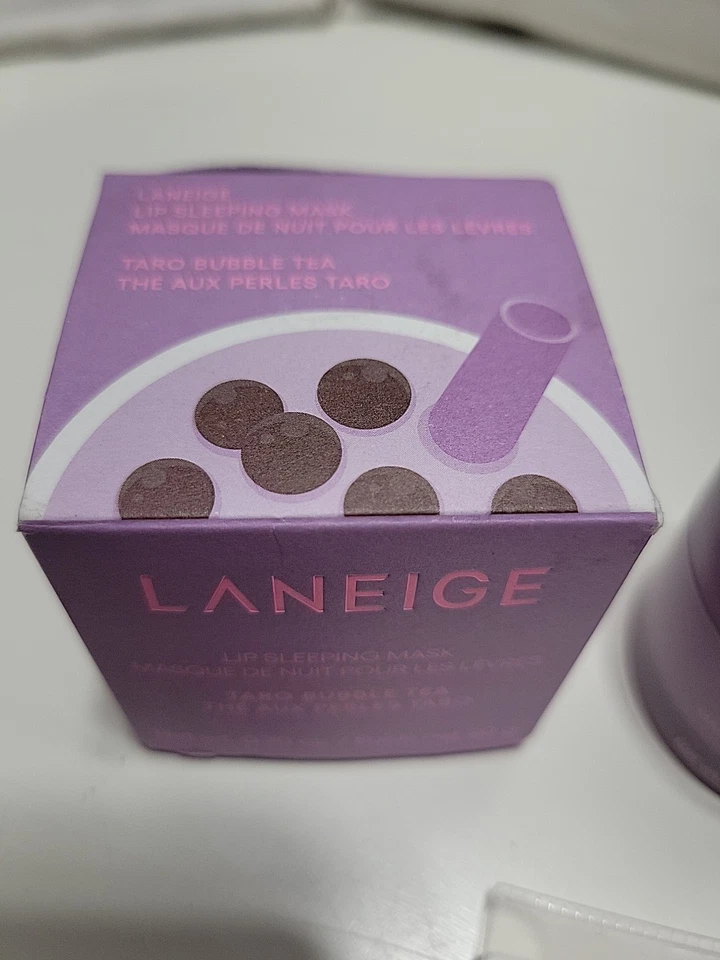 Máscara para dormir labial Laneige red de té Taro Bubble con 0,70 oz. Foto 4 de 4
