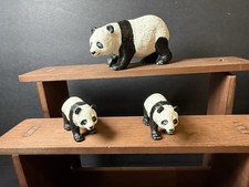 Vintage 1996 Lot Of 3 Safari Ltd Panda Bear Realistic Wild Animal Cubs