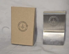 ForeverSpin Inox 304 Wallet aka Giant Money Clip Metal EUC