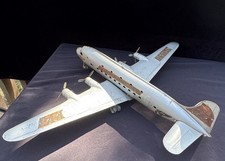 Rare MARX Toy Pressed Steel Toy Airplane Pan Am American World Airways