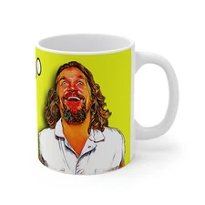 The Dude Abides Mug - Big Lebowski Movie Coffee Cup 11oz