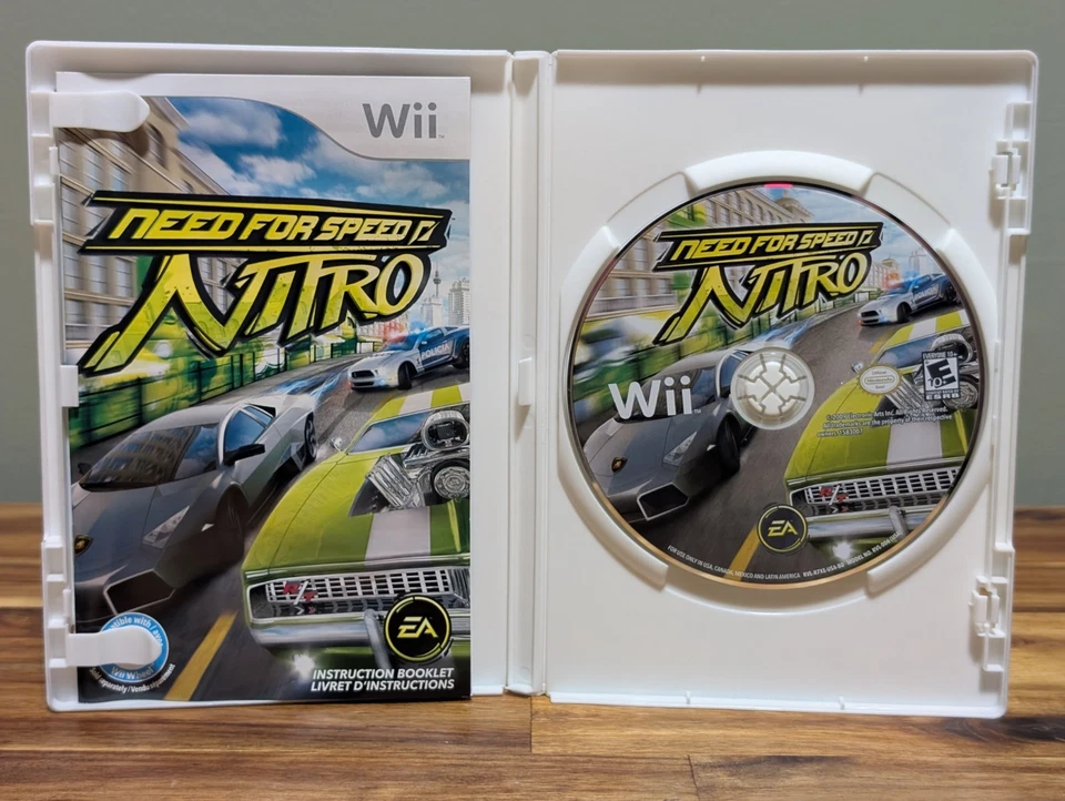 Need for Speed: Nitro (Nintendo Wii, 2009)➡️CIB  - Tested - Near Mint 📀! - Image 3 of 4