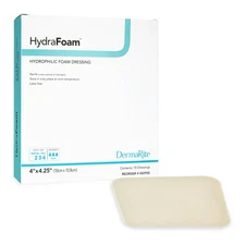 HydraFoam Foam Dressing 4 x 4.25" Rectangle No Border 10 per Box