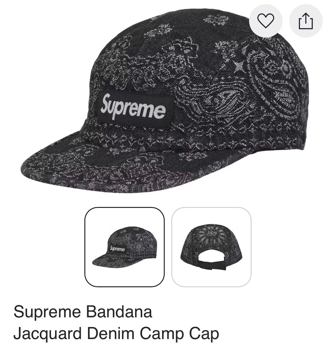 Supreme Denim Hats for Men for sale - eBay