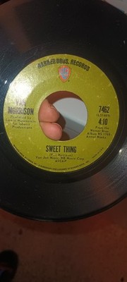 VAN MORRISON~ BLUE MONEY~ SWEET THING~ VG+~W B ~ RARE~ ORIG PRESS ~ ROCK  45