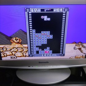 Tetris 2 + Bombliss Nintendo Famicom BPS Cartridge Only Used Tested Japanese ver