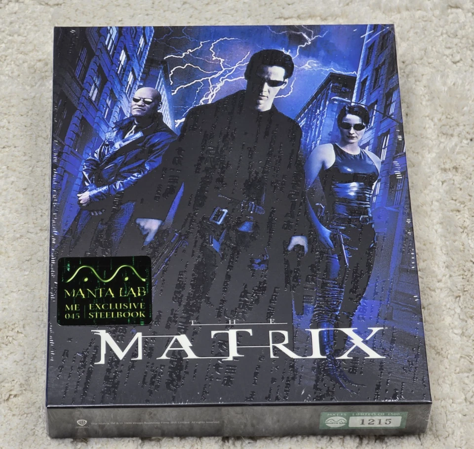 THE MATRIX - MANTA LAB FULL SLIP 4K + BLU RAY STEELBOOK - NEW & SEALED - Image 2 of 4