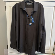 NWT Report Collection Shirt LARGE 16.5 34/35 Modern Fit Stretch 369655R-39 70