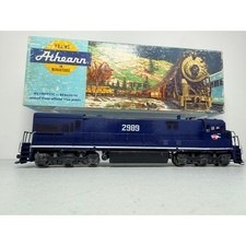 Athearn HO Scale Model Train Blue Diesel Locomotive 2989 Authentic - BF