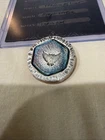 Omen Precious Metals 1 Ozt Hand Poured Silver .999 Silver W/COA Rare!! Toned