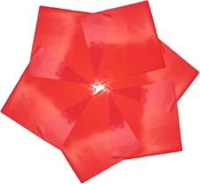 150 Red Cellophane Sheets 8 x 8 in - Red Cellophane Paper - Transparent Paper fo