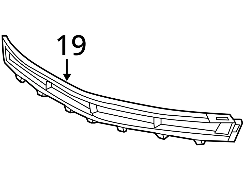 Parrilla inferior usada se adapta a: Cadillac Ats 2015 grado inferior A Foto 4 de 4