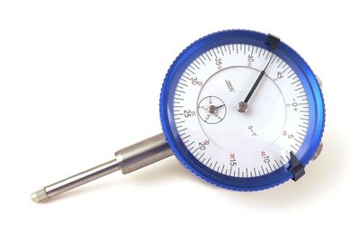 Dial Indicator, SAE, 0.0005 Resolution (Half a Thousandth), 1'' Travel, Accuracy