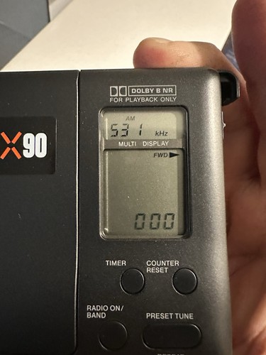 SONY Recording Walkman Radio Cassette Recorder WM-GX90 - Not Fully Tested - Picture 23 of 23