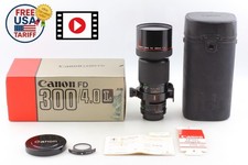 Top MINT w/ Box Case Canon New FD NFD 300mm f4 L MF Telephoto Lens From JAPAN