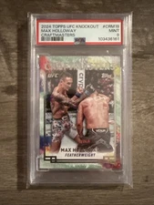 PSA 9    2024 Topps UFC Knockout Craftmasters Max Holloway #CRM-19 Featherweight