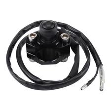 Black CNC Universal Engine Stop Start Kill Switch, Button, Pit Dirt Bike, ATV