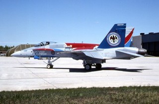 Original aircraft slide CF 188 Hornet 188739 RCAF 3 Wing 60 Yrs 2002