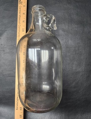 Vintage Glass Jug With Handle