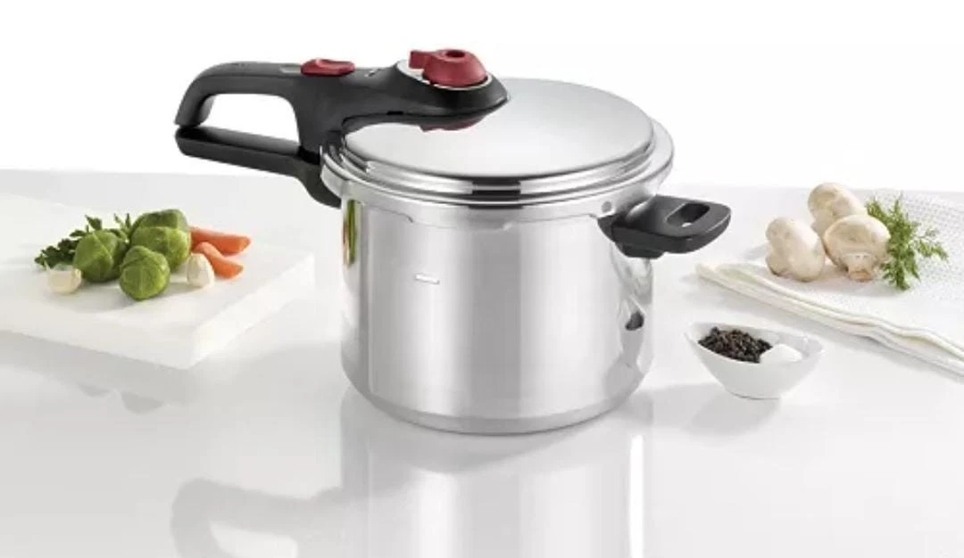 T-Fal Secure Aluminum 6-Qt. Stovetop Pressure Cooker P2614634