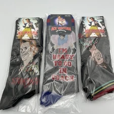 Novelty Crew Socks Ace Ventura Men's Size 7-12  4Pairs Fun Funny Comedy New