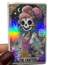 Holographic The Crafter Tarot Credit / Debit Card Skin