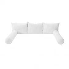 Style 3 Twin Size Pillow & Bolster Cushion Polyester Fiberfill "INSERT ONLY"