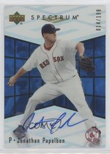 2007 Spectrum Rookie Retrospectrum Signatures 14/199 Jonathan Papelbon Auto 0c3