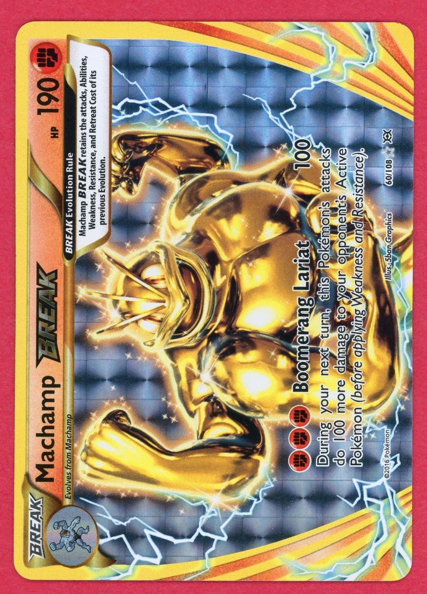 Machamp Pokémon TCG Evolutions Collectible Individual Card Games