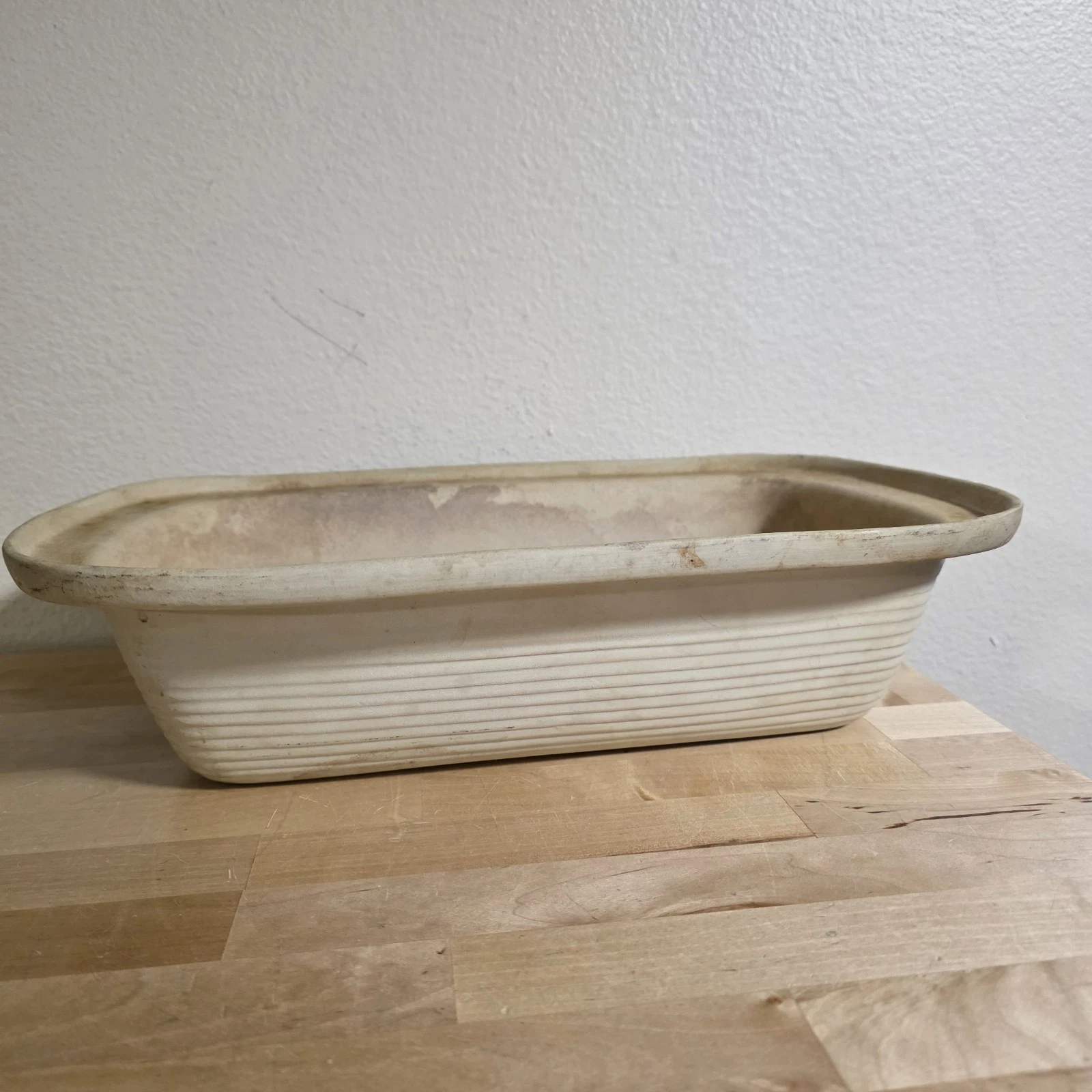 Pampered Chef Family Heritage Stoneware Collection Large Roasting Pan 17x11x4 US